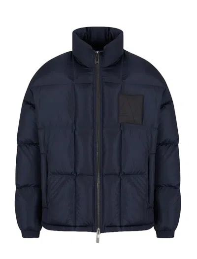 ARMANI EXCHANGE ARMANI EXCHANGE COATS BLUE