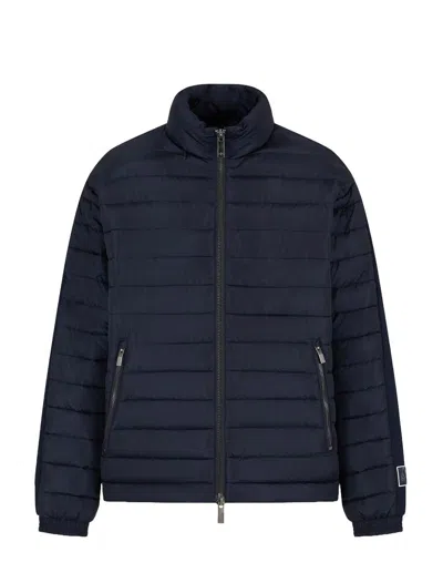 Armani Exchange Official Store Down Jackets In Navy Blue