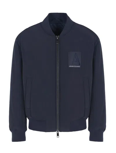 Armani Exchange Coats Blue