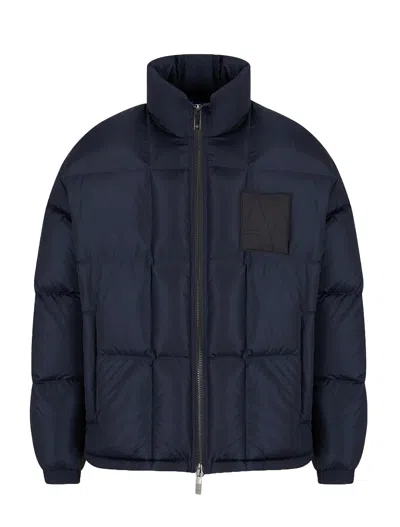 Armani Exchange Coats Blue