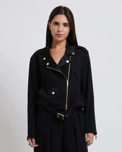 Armani Exchange Coats In Nero Scuri