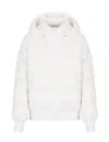 Armani Exchange Quilted Jacket In White