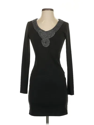Pre-owned Armani Exchange Cocktail Dress In Black