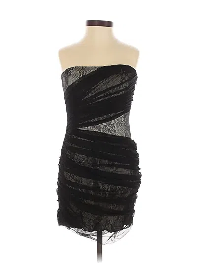 Pre-owned Armani Exchange Cocktail Dress In Black