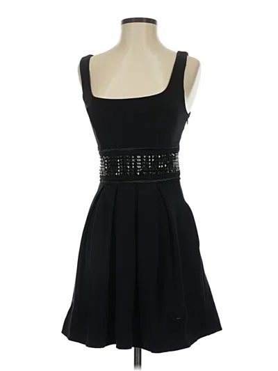 Pre-owned Armani Exchange Cocktail Dress In Black