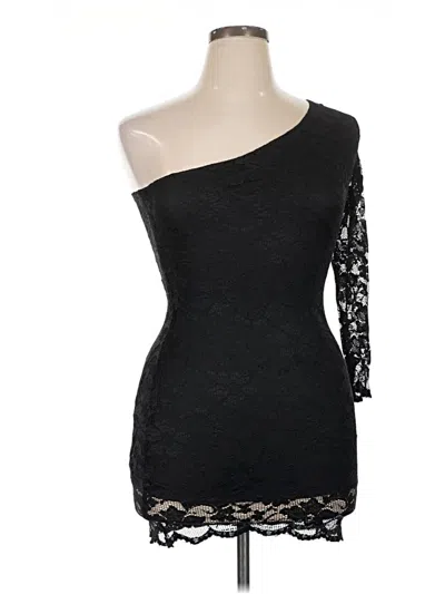 Pre-owned Armani Exchange Cocktail Dress In Black