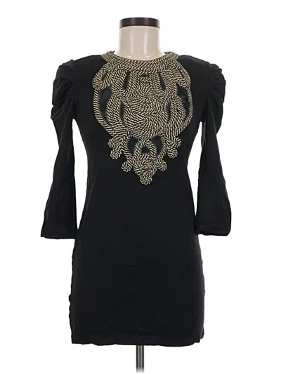 Pre-owned Armani Exchange Cocktail Dress In Black
