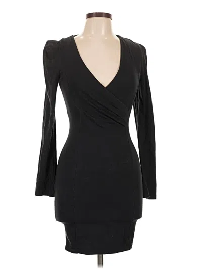 Pre-owned Armani Exchange Cocktail Dress In Black