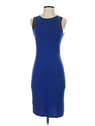 Pre-owned Armani Exchange Cocktail Dress In Blue