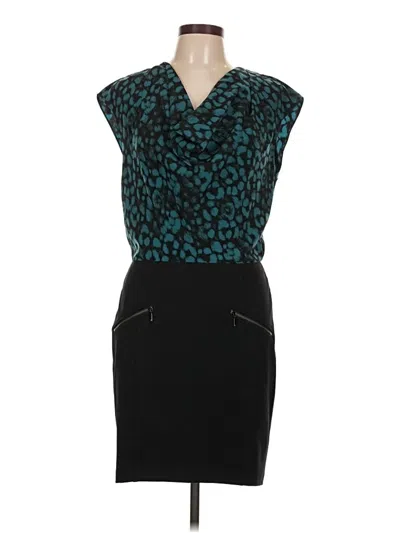 Pre-owned Armani Exchange Cocktail Dress In Blue