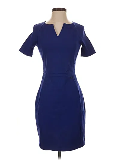Pre-owned Armani Exchange Cocktail Dress In Blue