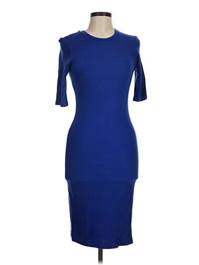 Pre-owned Armani Exchange Cocktail Dress In Blue