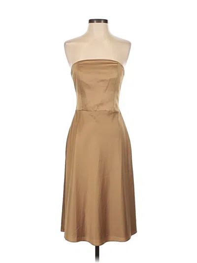 Pre-owned Armani Exchange Cocktail Dress In Brown