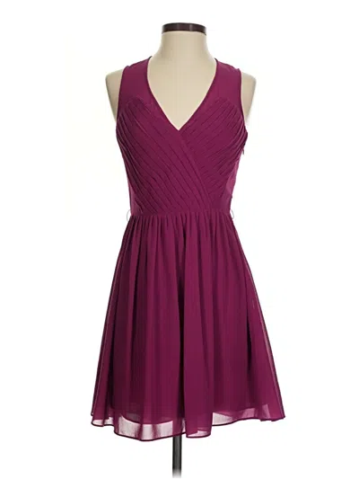 Pre-owned Armani Exchange Cocktail Dress In Burgundy
