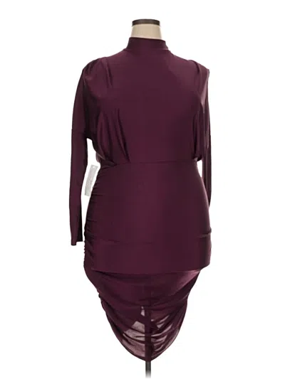 Armani Exchange Cocktail Dress In Burgundy