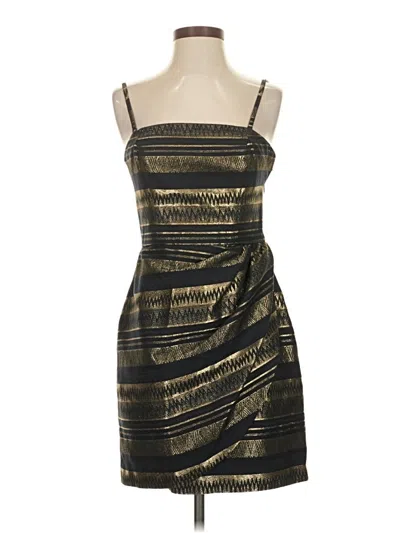 Pre-owned Armani Exchange Cocktail Dress In Gold