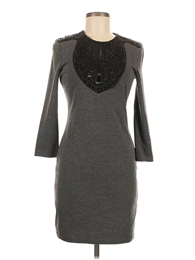 Pre-owned Armani Exchange Cocktail Dress In Gray