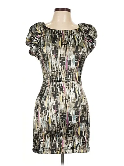 Pre-owned Armani Exchange Cocktail Dress In Gray