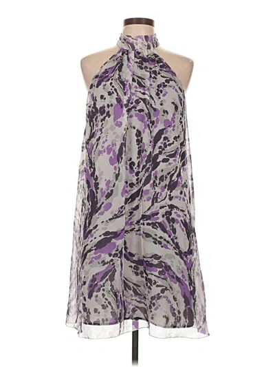 Pre-owned Armani Exchange Cocktail Dress In Purple
