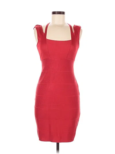 Pre-owned Armani Exchange Cocktail Dress In Red