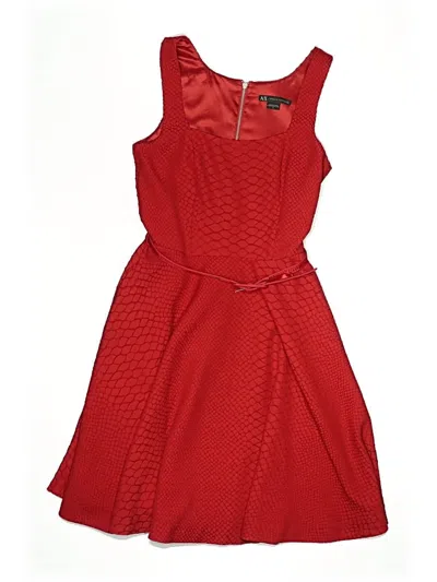 Pre-owned Armani Exchange Cocktail Dress In Red