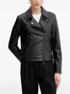 Armani Exchange Collar Zip Jacket In Black