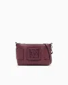 Armani Exchange Color Block Shoulder Bag With Maxi Logo