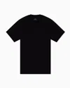 Armani Exchange Short-sleeved Cotton Jacquard Shirt In Black