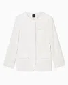 Armani Exchange Corduroy Jacket In Gray