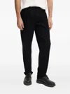 Armani Exchange Corduroy Trousers In Black