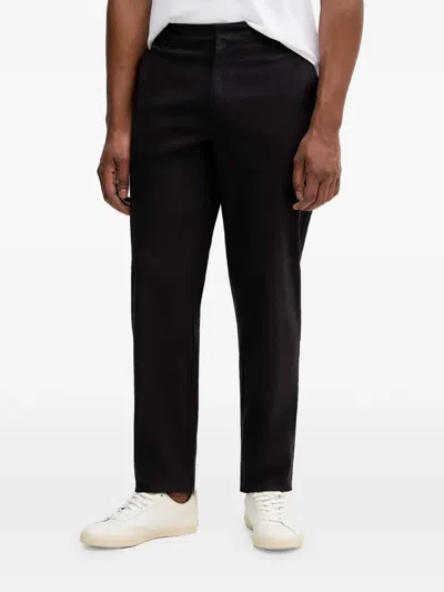 Armani Exchange Corduroy Trousers In Blue
