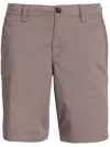 Armani Exchange Cotton Bermuda Shorts In Grey