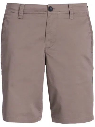 Armani Exchange Cotton Bermuda Shorts In Grey