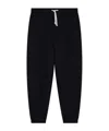 Armani Exchange Cotton-blend Piqué Track Pants In Black
