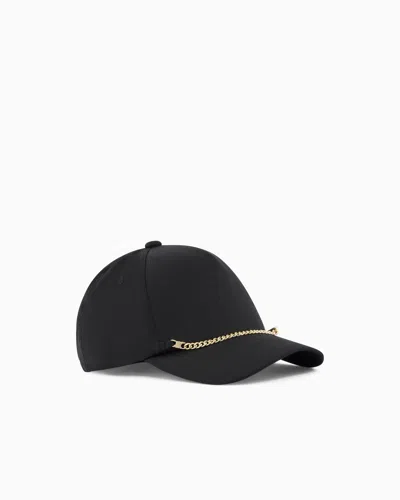 Armani Exchange Cotton Hat In Black