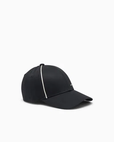 Armani Exchange Cotton Hat In Black