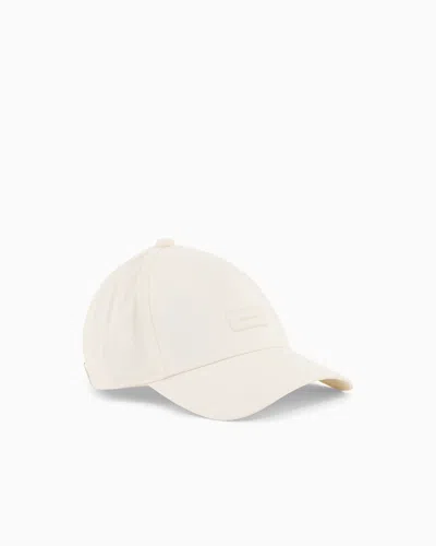 Armani Exchange Cotton Hat In White