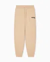 Armani Exchange Cotton Jogger Trousers In Brown