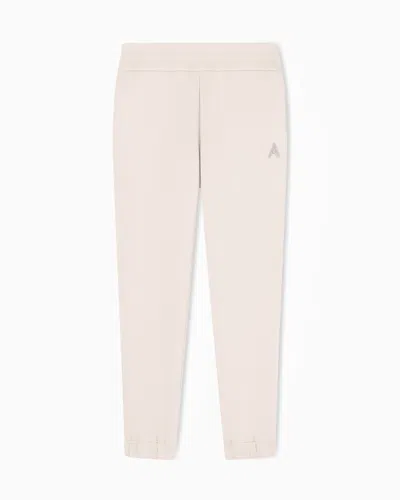 Armani Exchange Cotton Jogger Trousers In Neutral