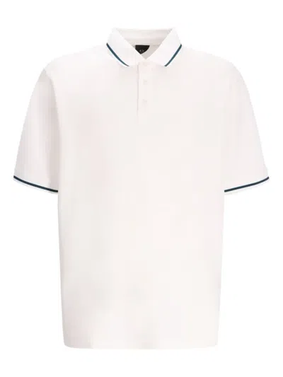 Armani Exchange Cotton Piqué Polo Shirt In Neutral