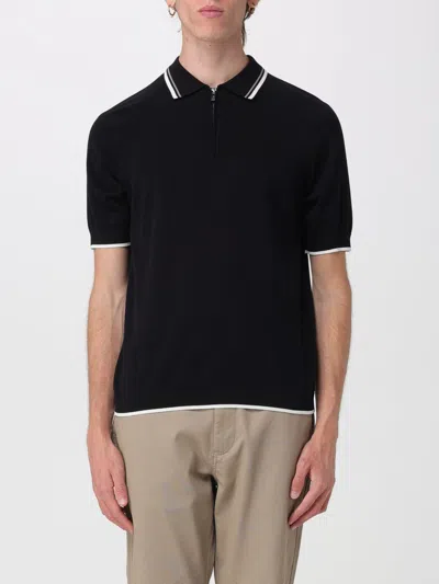 Armani Exchange Polo Shirt Men Color Black