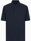 Armani Exchange Mens Polo Shirt 3dzfab Zjxuz In Blue