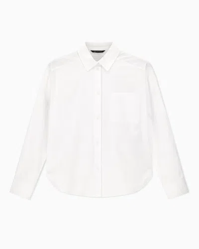 Armani Exchange Cotton Shirt In White