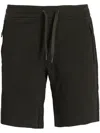 Armani Exchange Logo-print Detail Shorts In Brown