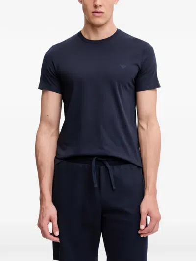 Armani Exchange Cotton T-shirt In Blue