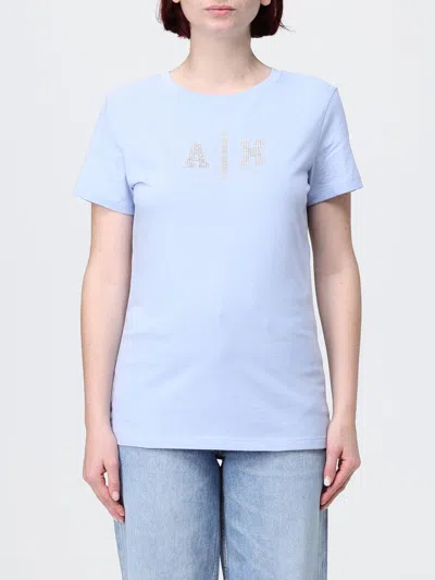 Armani Exchange T-shirt Woman Color Sky Blue