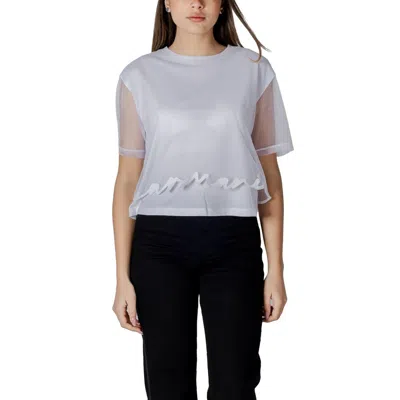 Armani Exchange White Cotton T-shirt