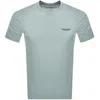 Armani Exchange Crew Neck Logo T Shirt Blue