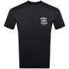Armani Exchange Crew Neck Logo T Shirt Navy In Black