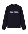 Armani Exchange Crew Neck Sweatshirt In Blue